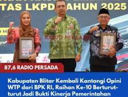 Kabupaten Blitar Kembali Kantongi Opini WTP dari BPK RI, Raihan Ke-10 Berturut-turut Jadi Bukti Kinerja Pemerintahan