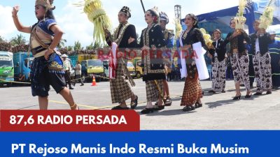 PT Rejoso Manis Indo Resmi Buka Musim Giling 2026, Targetkan Olah 1,55 Juta Ton Tebu Dukung Swasembada Gula Nasional