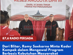 Dari Blitar, Romy Soekarno Minta Kader Kompak dalam Mengawal Program Berbasis Kebutuhan Masyarakat