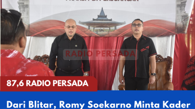 Dari Blitar, Romy Soekarno Minta Kader Kompak dalam Mengawal Program Berbasis Kebutuhan Masyarakat