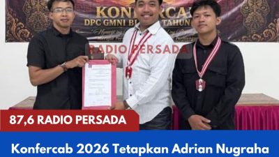 Konfercab 2026 Tetapkan Adrian Nugraha sebagai Nahkoda Baru DPC GMNI Blitar, Lanjutkan Semangat Perjuangan Marhaen