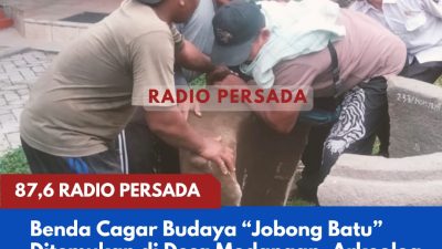 Benda Cagar Budaya “Jobong Batu” Ditemukan di Desa Modangan, Arkeolog Masih Temukan 2/3 Bagian