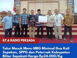 Telur Masuk Menu MBG Minimal Dua Kali Sepekan, SPPG dan Peternak Kabupaten Blitar Sepakati Harga Rp24 Ribu per Kilogram