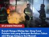 Suara Ledakan Disusul Kobaran Api, Rumah Milik Lansia di Selopuro Hangus Terbakar Diduga Akibat Korsleting