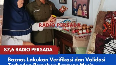 Baznas Lakukan Verifikasi dan Validasi Terhadap Pemohon Bantuan Mesin Produksi UMKM yang Alami Masalah Kesehatan