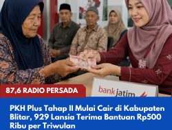 PKH Plus Tahap II Mulai Cair di Kabupaten Blitar, 929 Lansia Terima Bantuan Rp500 Ribu per Triwulan