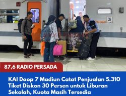 KAI Daop 7 Madiun Catat Penjualan 5.310 Tiket Diskon 30 Persen untuk Liburan Sekolah, Kuota Masih Tersedia