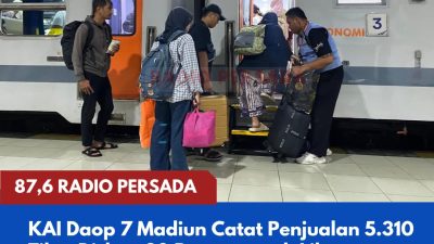 KAI Daop 7 Madiun Catat Penjualan 5.310 Tiket Diskon 30 Persen untuk Liburan Sekolah, Kuota Masih Tersedia