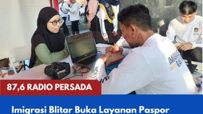 Imigrasi Blitar Buka Layanan Paspor Simpatik di CFD, Permudah Warga Urus Paspor pada Akhir Pekan
