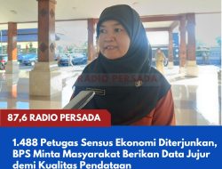 1.488 Petugas Sensus Ekonomi Diterjunkan, BPS Minta Masyarakat Berikan Data Jujur demi Kualitas Pendataan