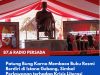 Patung Bung Karno Membaca Buku Resmi Berdiri di Istana Gebang, Simbol Perlawanan terhadap Krisis Literasi