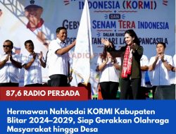 Hermawan Nahkodai KORMI Kabupaten Blitar 2024–2029, Siap Gerakkan Olahraga Masyarakat hingga Desa