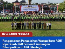 Pengamanan Pengesahan Warga Baru PSHT Diperkuat, 850 Personel Gabungan Ditempatkan di Titik Strategis Kabupaten Blitar