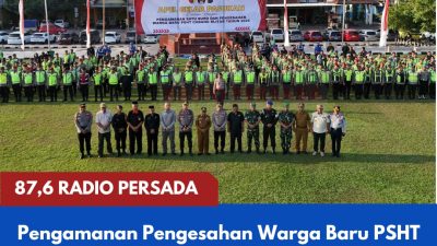 Pengamanan Pengesahan Warga Baru PSHT Diperkuat, 850 Personel Gabungan Ditempatkan di Titik Strategis Kabupaten Blitar