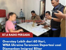 Overstay Lebih dari 60 Hari, WNA Ukraina Terancam Deportasi usai Diamankan Imigrasi Blitar