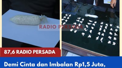 Demi Cinta dan Imbalan Rp1,5 Juta, Wanita Ini Sembunyikan 624 Pil Dobel L di Kemaluannya