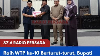 Raih WTP ke-10 Berturut-turut, Bupati Rijanto Serahkan Raperda Pertanggungjawaban APBD 2025