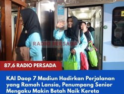 KAI Daop 7 Madiun Hadirkan Perjalanan yang Ramah Lansia, Penumpang Senior Mengaku Makin Betah Naik Kereta