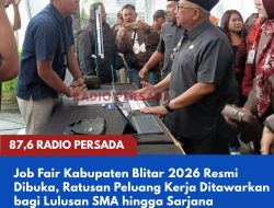 Job Fair Kabupaten Blitar 2026 Resmi Dibuka, Ratusan Peluang Kerja Ditawarkan bagi Lulusan SMA hingga Sarjana
