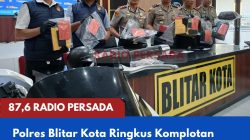 Polres Blitar Kota Ringkus Komplotan Pemburu Brankas Alfamart yang Beraksi dari Blitar hingga Jombang