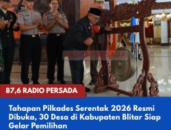 Tahapan Pilkades Serentak 2026 Resmi Dibuka, 30 Desa di Kabupaten Blitar Siap Gelar Pemilihan