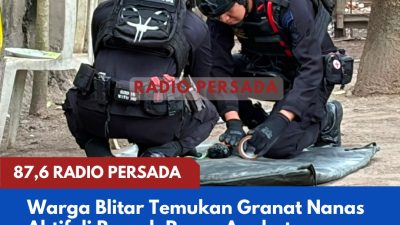 Warga Blitar Temukan Granat Nanas Aktif di Rumah Purna Angkatan