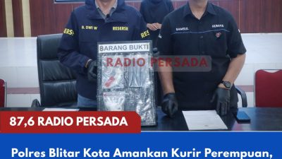 Polres Blitar Kota Amankan Kurir Perempuan, Modus Kondom untuk Selundupkan 624 Pil Dobel L ke Lapas Terbongkar