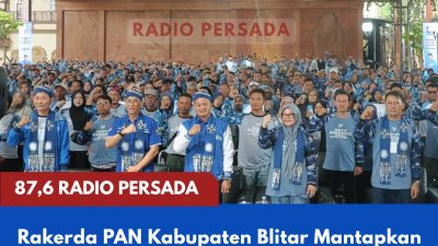 Rakerda PAN Kabupaten Blitar Mantapkan Strategi Pemenangan Pemilu 2029, Bidik Perolehan 10 Kursi DPRD