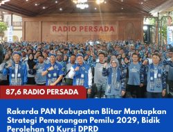 Rakerda PAN Kabupaten Blitar Mantapkan Strategi Pemenangan Pemilu 2029, Bidik Perolehan 10 Kursi DPRD