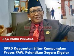 DPRD Kabupaten Blitar Rampungkan Proses PAW, Pelantikan Segera Digelar