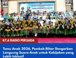 Temu Anak 2026, Pemkab Blitar Dengarkan Langsung Suara Anak untuk Kebijakan yang Lebih Inklusif
