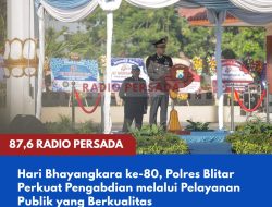 Hari Bhayangkara ke-80, Polres Blitar Tegaskan Komitmen Meningkatkan Profesionalisme dan Pelayanan kepada Masyarakat