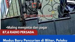 Modus Baru Pencurian di Blitar, Pelaku Teriak “Kulo Nuwon” Sebelum Bobol Rumah