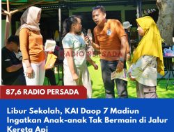 Libur Sekolah, KAI Daop 7 Madiun Ingatkan Anak-anak Tak Bermain di Jalur Kereta Api