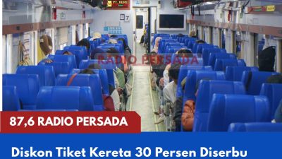 Diskon Tiket Kereta 30 Persen Diserbu Masyarakat, Daop 7 Madiun Layani 311 Ribu Penumpang Saat Libur Sekolah