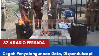 Cegah Penyalahgunaan Data, Dispendukcapil Kabupaten Blitar Musnahkan 55.964 Dokumen Kependudukan