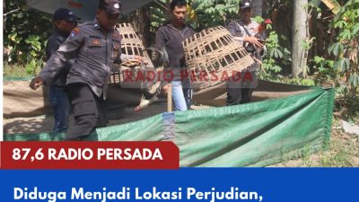 Diduga Menjadi Lokasi Perjudian, Arena Sabung Ayam di Ponggok dan Srengat Dibubarkan Jajaran Polres Blitar Kota