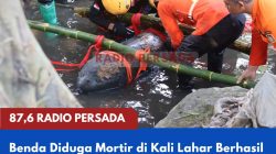 Benda Diduga Mortir di Kali Lahar Berhasil Dievakuasi, Kapolres: Daya Ledaknya Tinggi