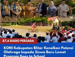 KONI Kabupaten Blitar Kenalkan Potensi Olahraga kepada Siswa Baru Lewat Program Goes to School