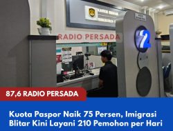 Kuota Paspor Naik 75 Persen, Imigrasi Blitar Kini Layani 210 Pemohon per Hari