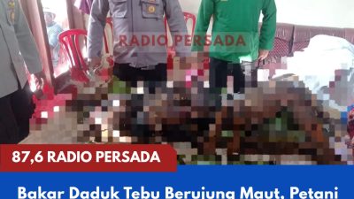 Bakar Daduk Tebu Berujung Maut, Petani Perempuan 63 Tahun di Bakung Tewas Terjebak Api