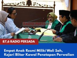 Empat Anak Resmi Miliki Wali Sah, Kejari Blitar Kawal Penetapan Perwalian