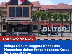Diduga Oknum Anggota Kepolisian Diamankan dalam Pengembangan Kasus Narkoba di Blitar