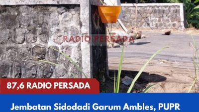 Jembatan Sidodadi Garum Ambles, PUPR Kab Blitar Sebut Kendaraan Bermuatan Berlebih Diduga Picu Kerusakan Struktur