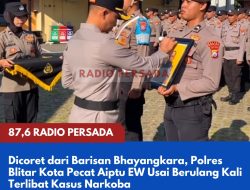Dicoret dari Barisan Bhayangkara, Polres Blitar Kota Pecat Aiptu EW Usai Berulang Kali Terlibat Kasus Narkoba