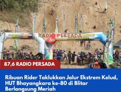 Ribuan Rider Taklukkan Jalur Ekstrem Kelud, HUT Bhayangkara ke-80 di Blitar Berlangsung Meriah