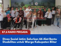 Dinsos Jatim Salurkan 66 Alat Bantu Disabilitas untuk Warga Kabupaten Blitar