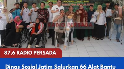 Dinsos Jatim Salurkan 66 Alat Bantu Disabilitas untuk Warga Kabupaten Blitar