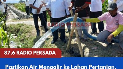 Pastikan Air Mengalir ke Lahan Pertanian, Bupati Rijanto Cek Dua Lokasi Irigasi Pompanisasi di Kabupaten Blitar