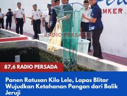 Panen Ratusan Kilo Lele, Lapas Blitar Wujudkan Ketahanan Pangan dari Balik Jeruji